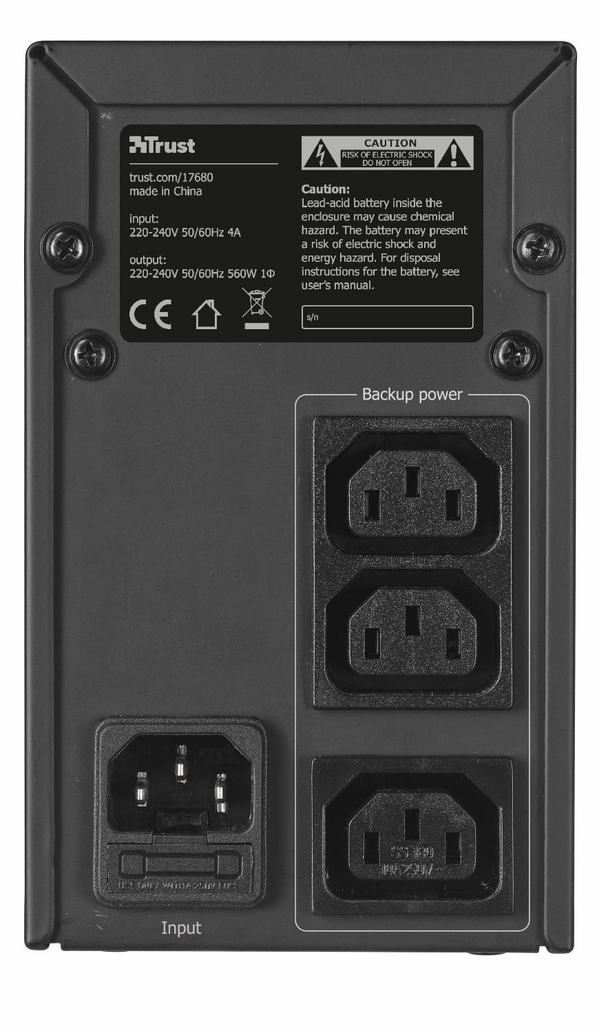 Trust Oxxtron 1000VA UPS