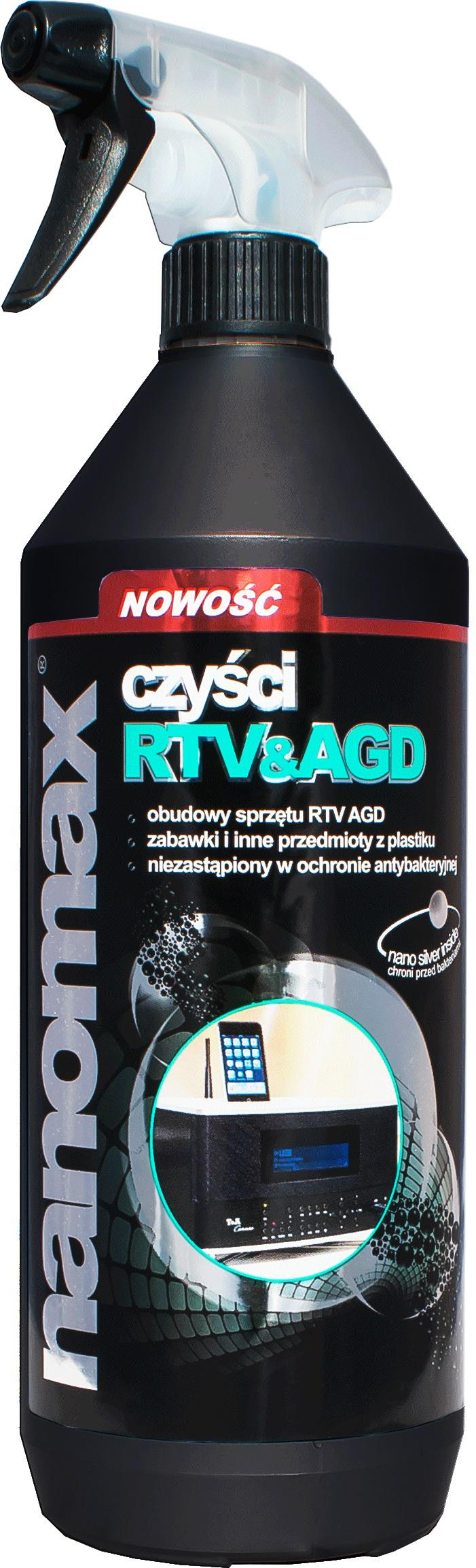 NANOMAX Środek do czyszczenia plastiku RTV I AGD 500ml