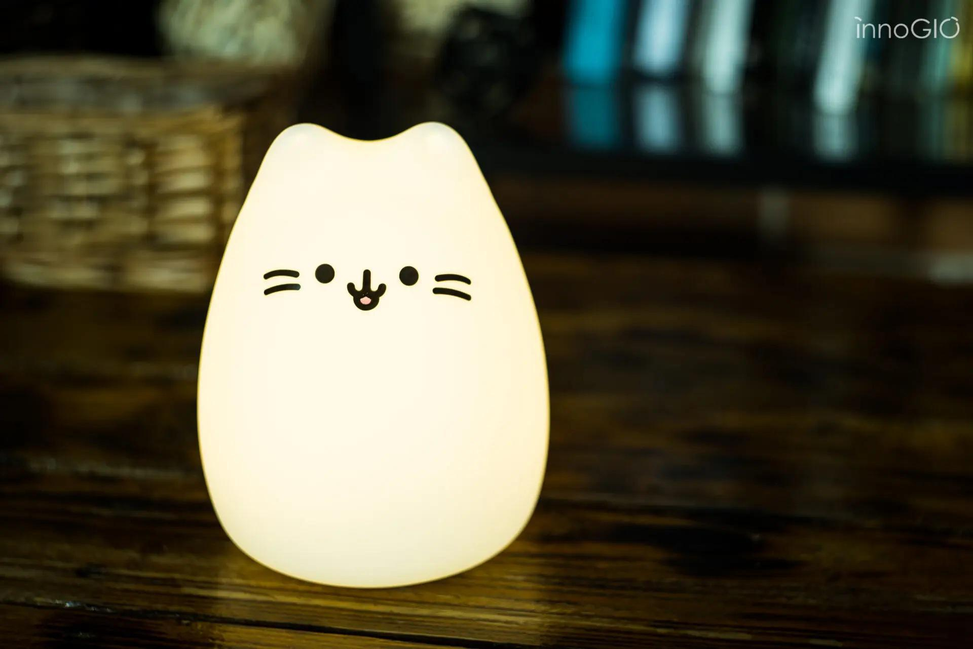 InnoGIO Silikonowa lampka GIOkitty Mini