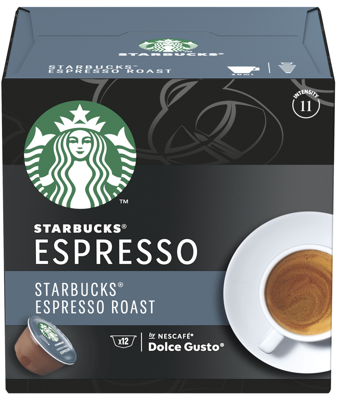 STARBUCKS Kawa kapsułkowa STARBUCKS Espresso Roast do Dolce Gusto 12sz