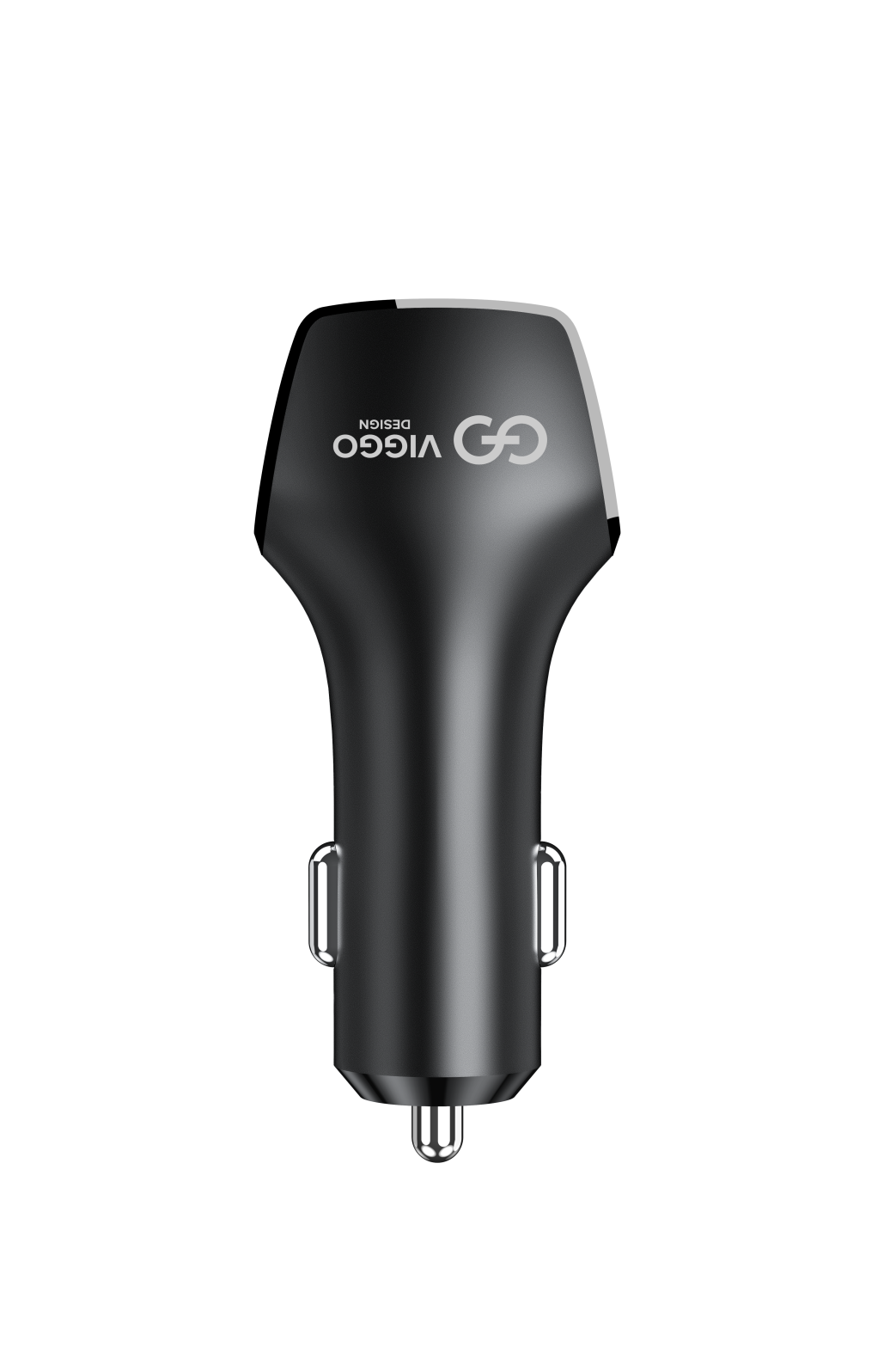 VIGGO DESIGN 2xUSB 2.4A Czarna