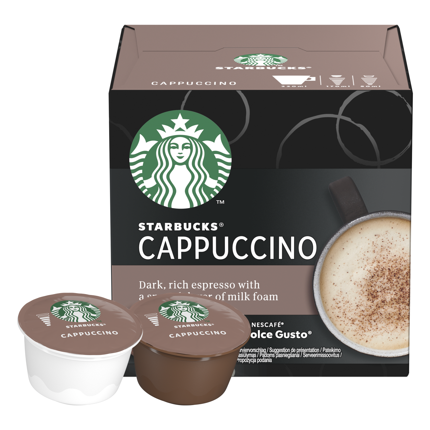 STARBUCKS Kawa kapsułkowa STARBUCKS Cappuccino do Dolce Gusto 6 szt.