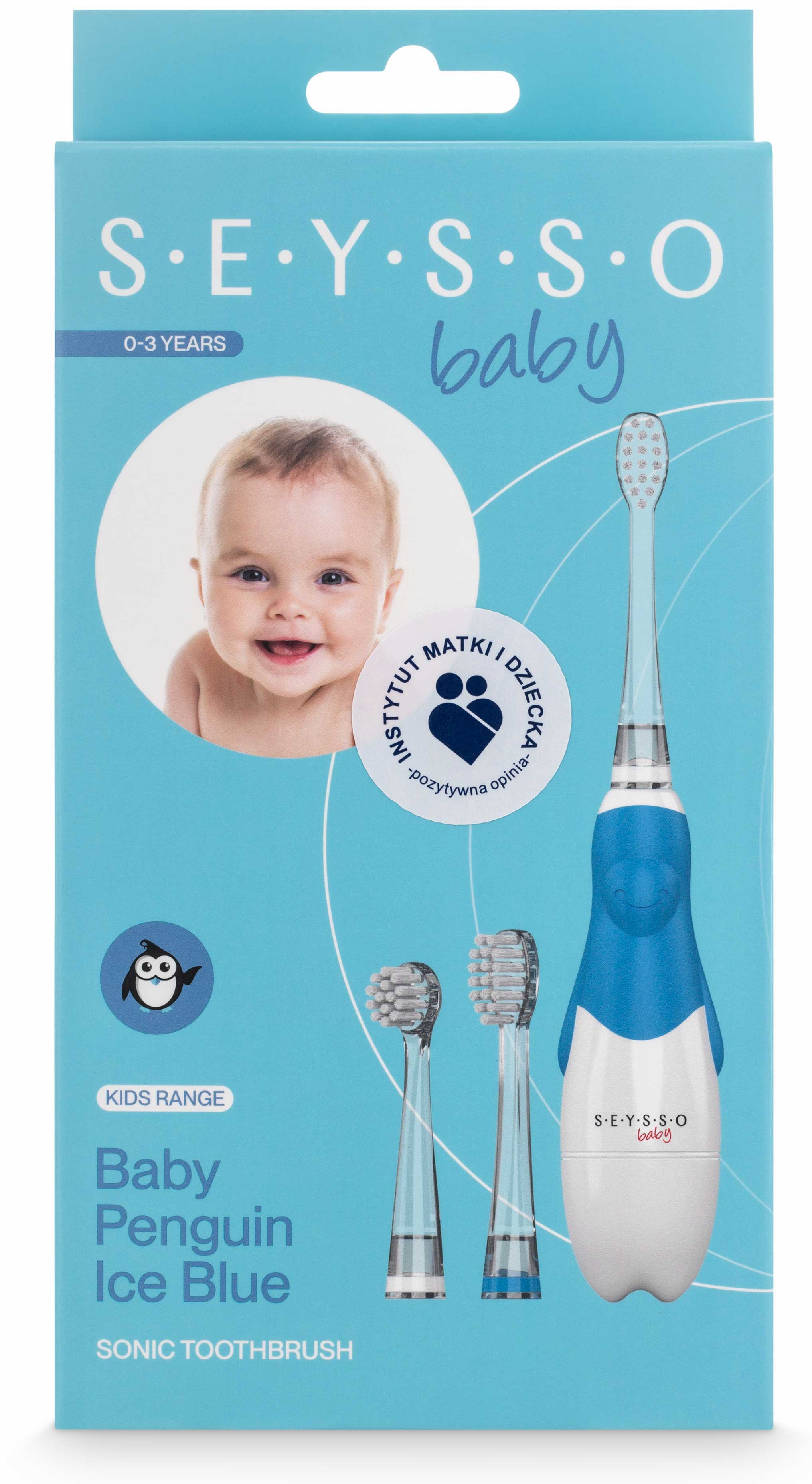 Seysso SEYSSO KIDS BABY PENGUIN ICE BLUE SZCZOT. SON.