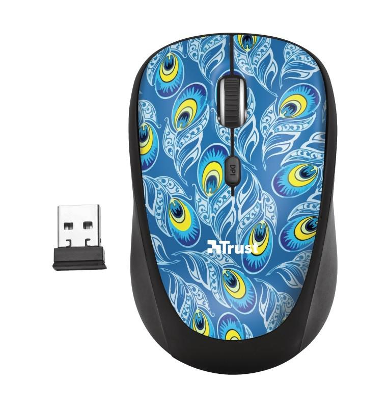 Trust MYSZ BEZPRZEWODOWA TRUST YVI Peacock 23388