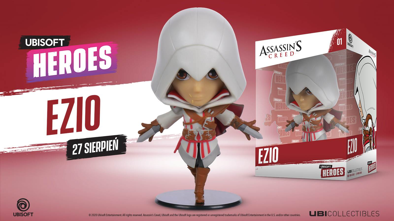 Ubisoft Assassin's Creed Ezio Chibi Figurka