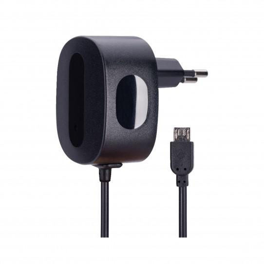 STRAX Ładowarka Sieć. microUSB z kablem 1A AVO