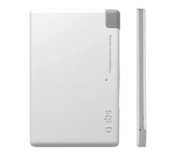 SBS POWERBANK SBS 2.200 mAH Micro-USB Biały #