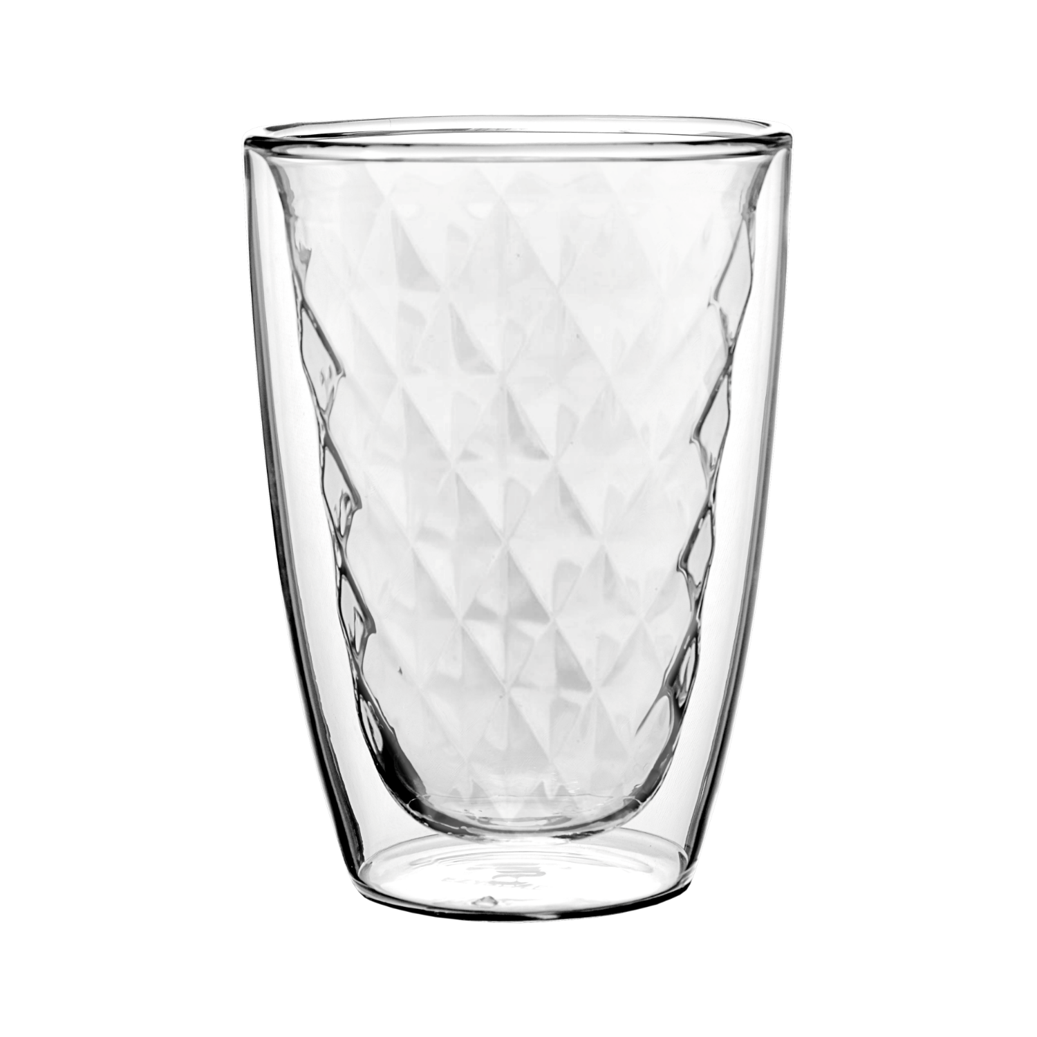 EZYSTYLE Szklanki termiczne Ezy Style Diamond 250ml do kawy/harbaty