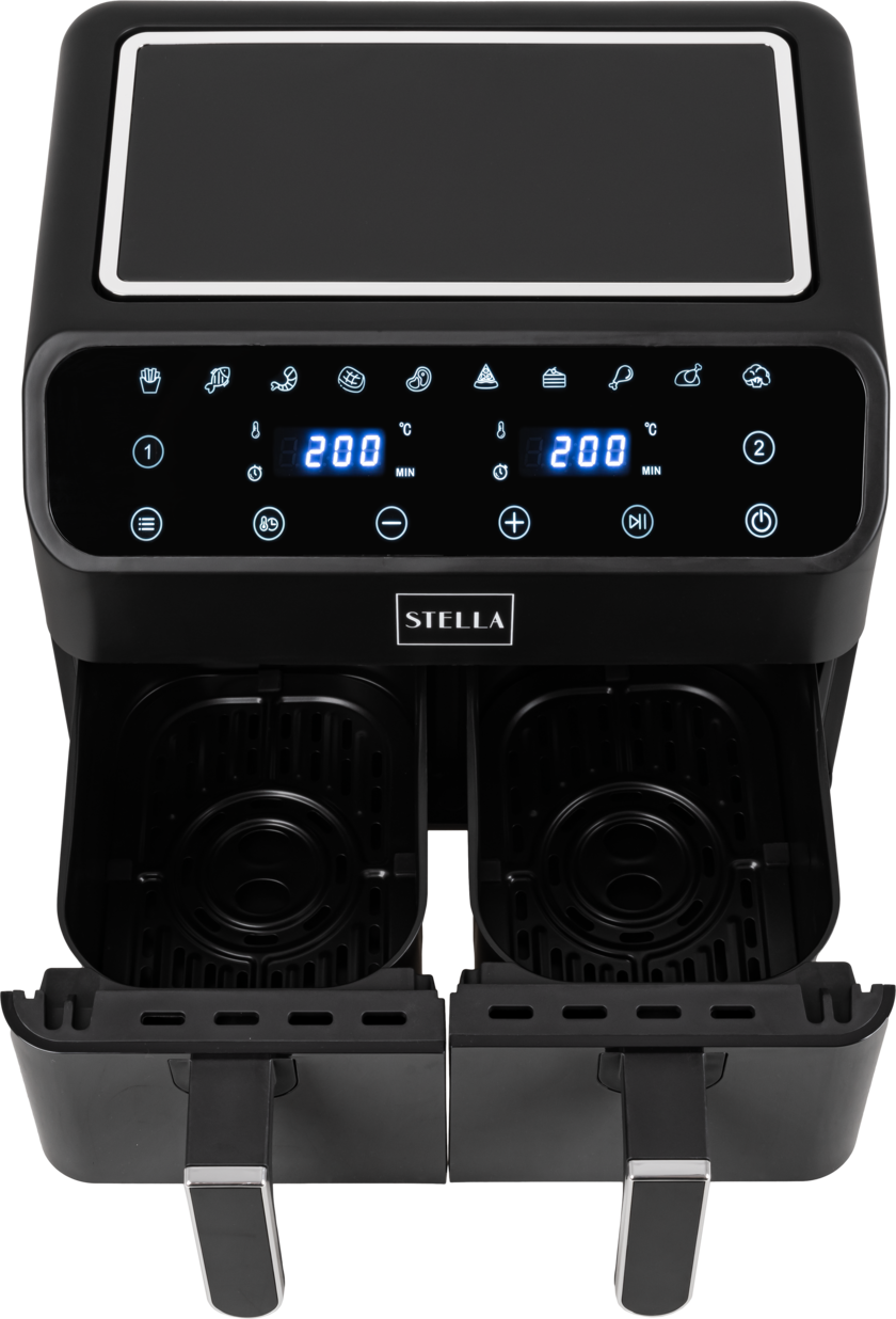 STELLA AIR FRYER STELLA STAF 2000-8D-C dual