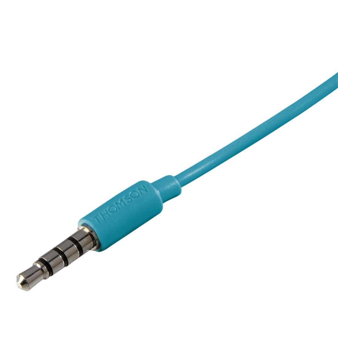 Thomson SŁUCHAWKI DOUSZNE THOMSON EAR3005TQ Z MIK.Niebieskie