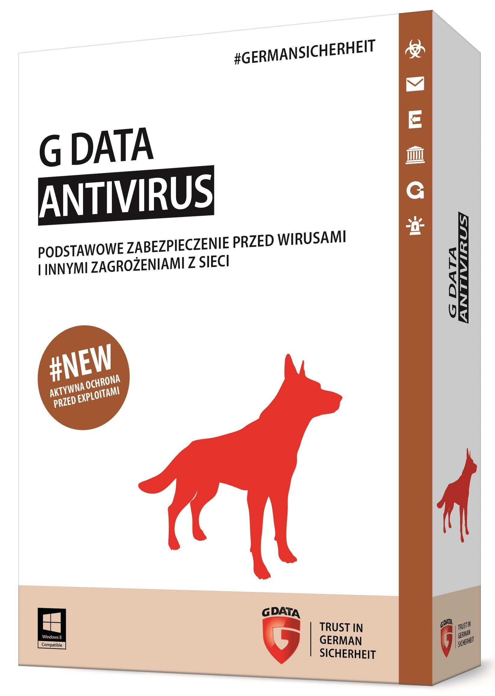 Gdata PROGRAM G DATA Anti Virus 2015 BOX 1PC 1 rok