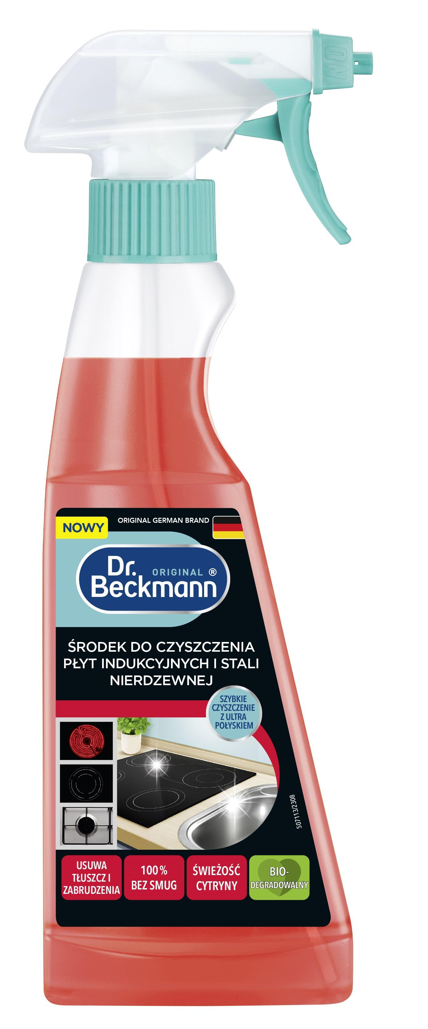 DR.BECKMANN Środek do czyszczenia płyt indukcyjnych i stali nierdzewnej