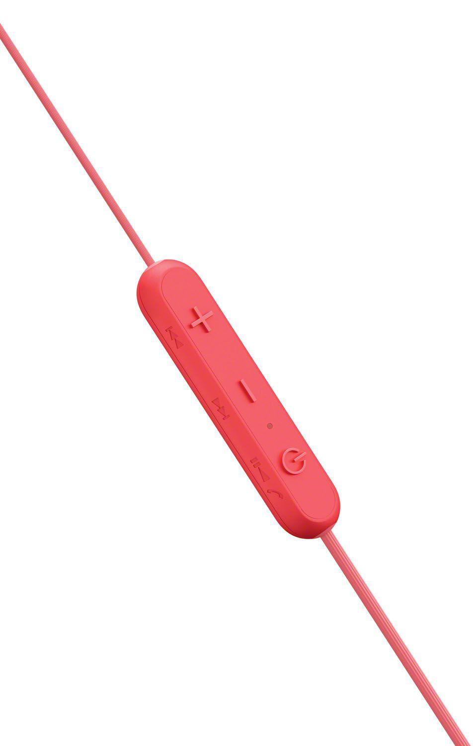 Sony SŁUCHAWKI DOUSZNE BT SONY WI-C300R Czerwone