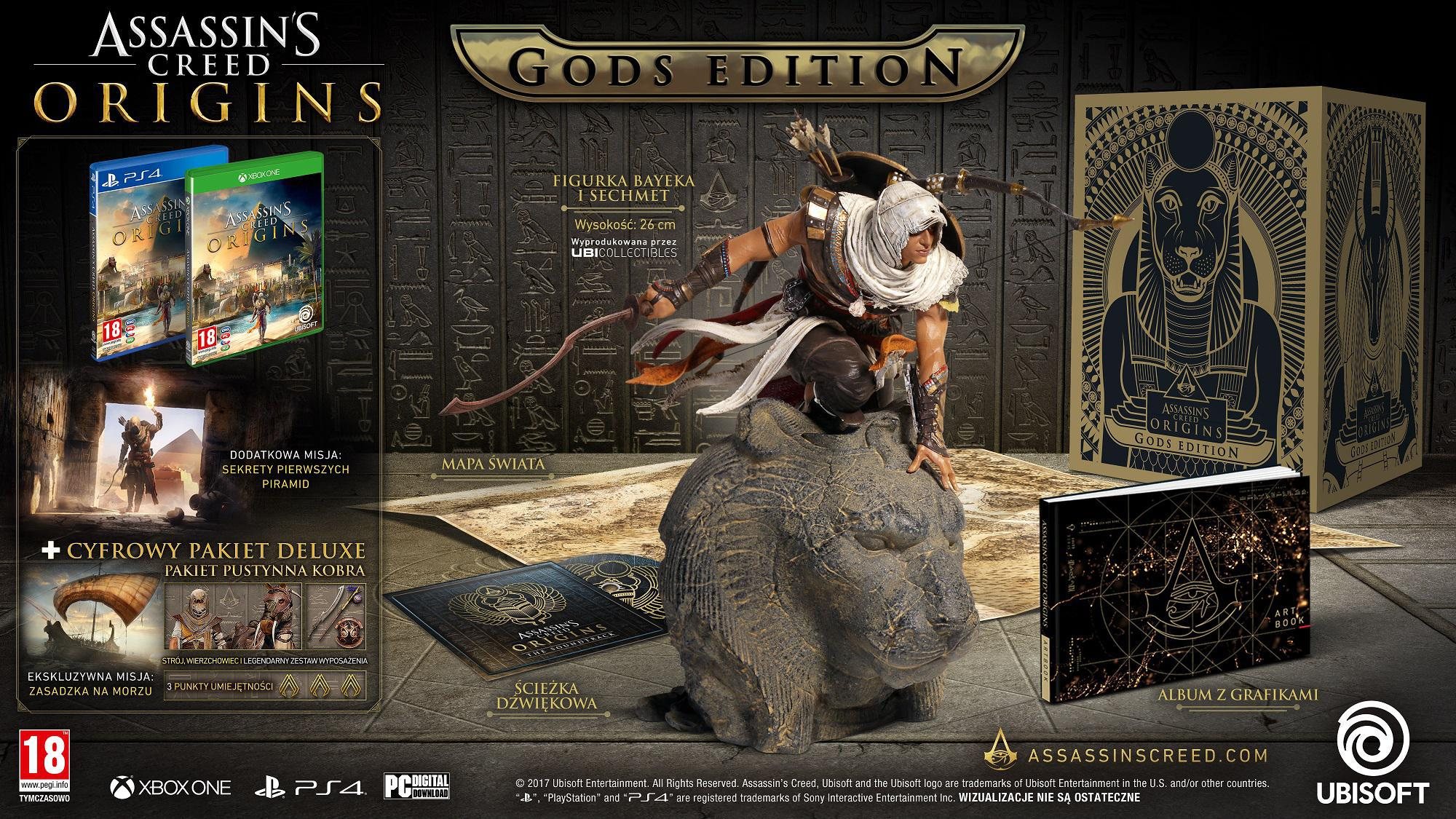CENEGA ASSASSIN'S CREED ORIGINS GODS EDITION XBOX One