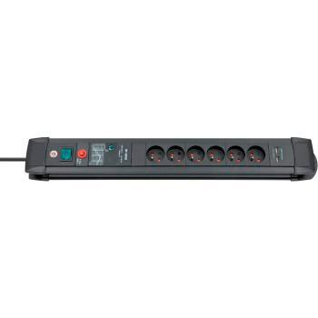 Brennenstuhl LISTWA PRZEPIECIOWA BRENNENSTUHL PREMIUM-LINE, 6GN 3M, 2xUSB