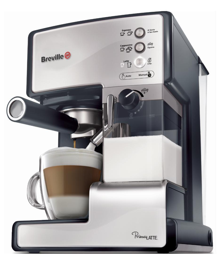BREVILLE PRIMA LATTE SREBRNY VCF045X