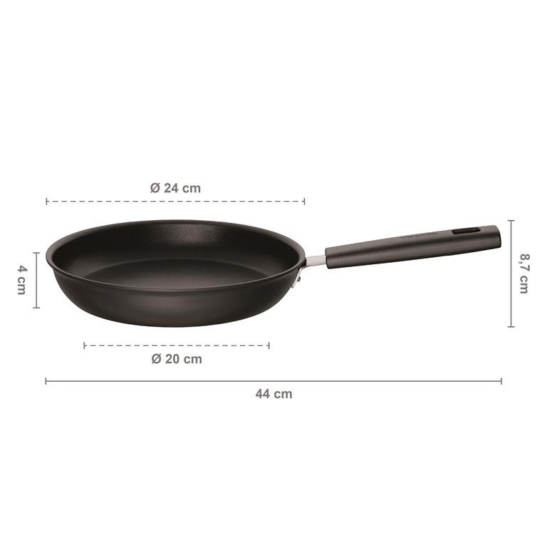 Fiskars Patelnia 24 cm HARD FACE (1052222)