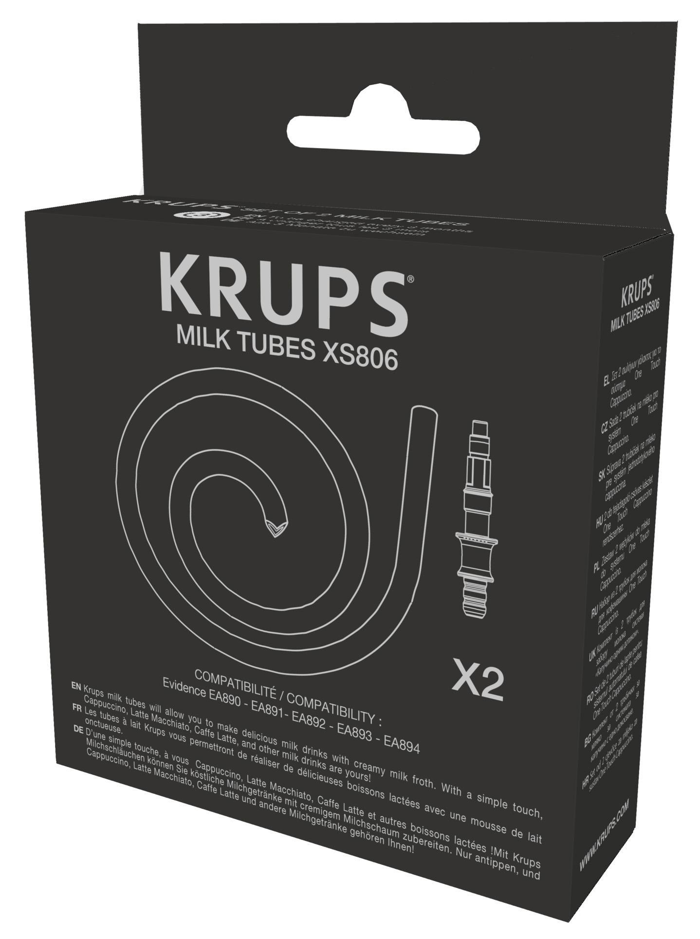 Krups Zestaw dwóch rurek do spieniania mleka XS806