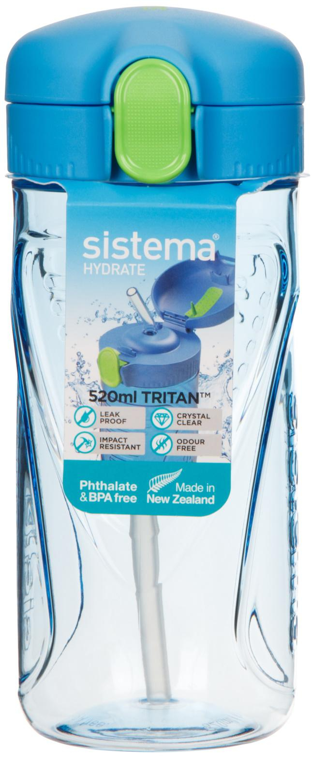 Sistema Butelka Tritan Quick Flip 520 ml Niebieska