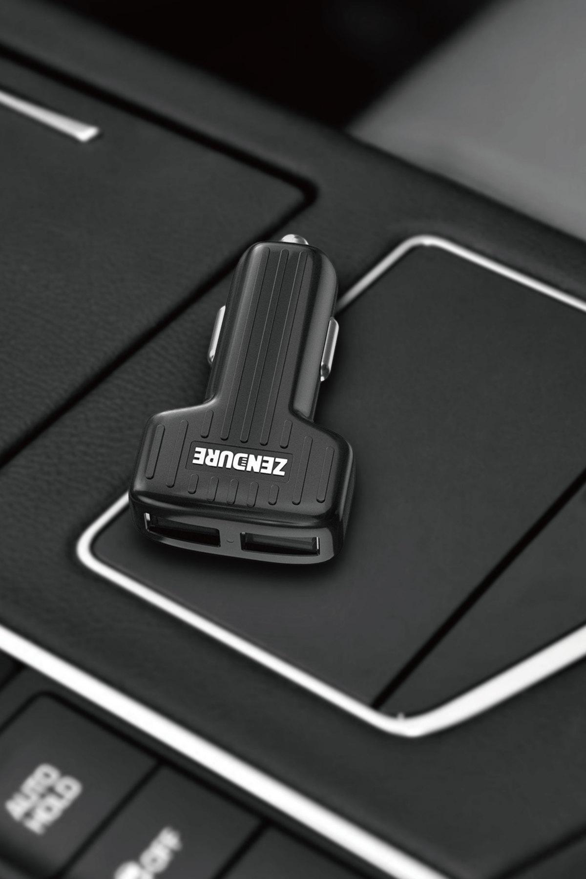 ZENDURE Ładowarka samochodowa Zendure 2xUSB QC 3.0 czarna
