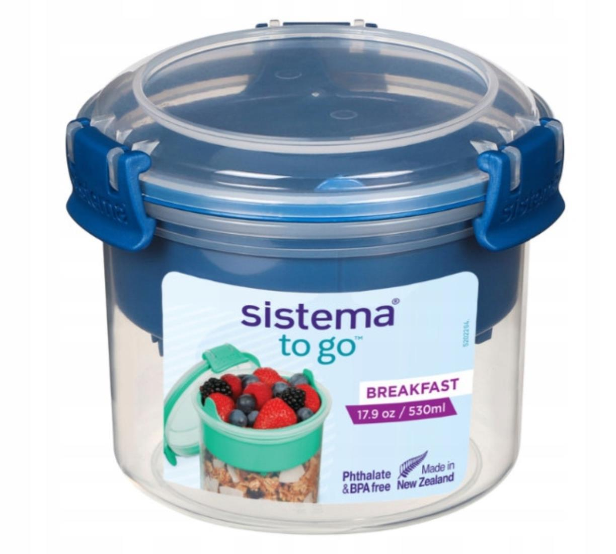 SISTEMA Pojemnik śniadaniówka Breakfast To Go 530ml (21355)