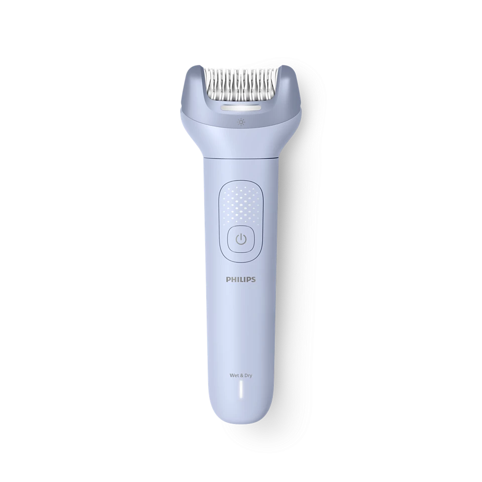 Stylowy design Philips Bezprzewodowy Depilator Philips BRE709/00
