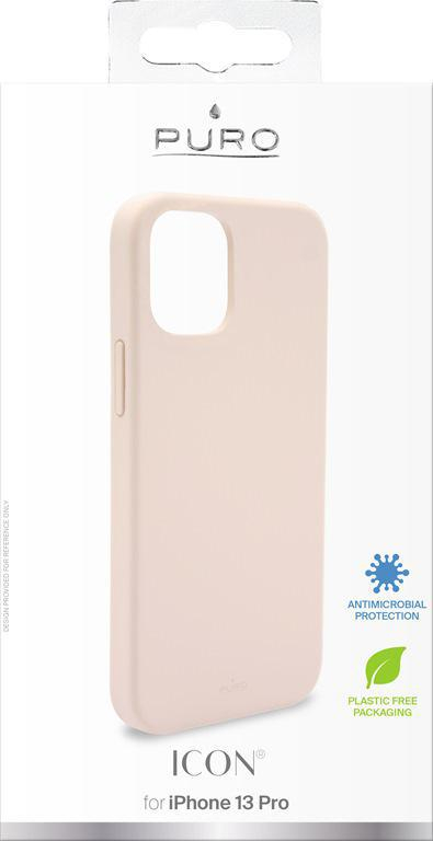 Puro Etui PURO ICON Anti-Microbial Cover do iPhone 13 Pro z ochro