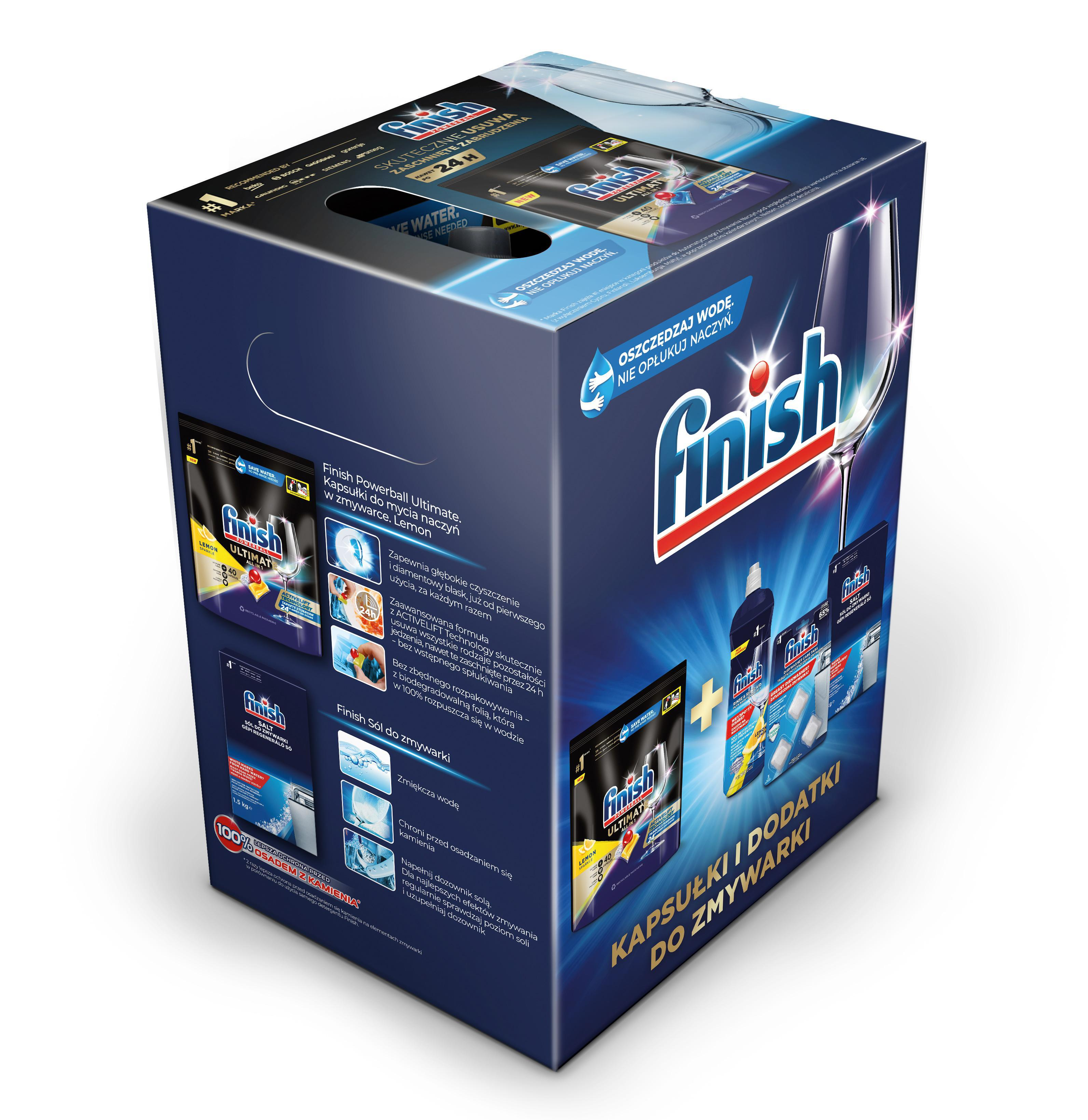 CALGONIT Zestaw startowy do zmywarki Ultimate All-in-1