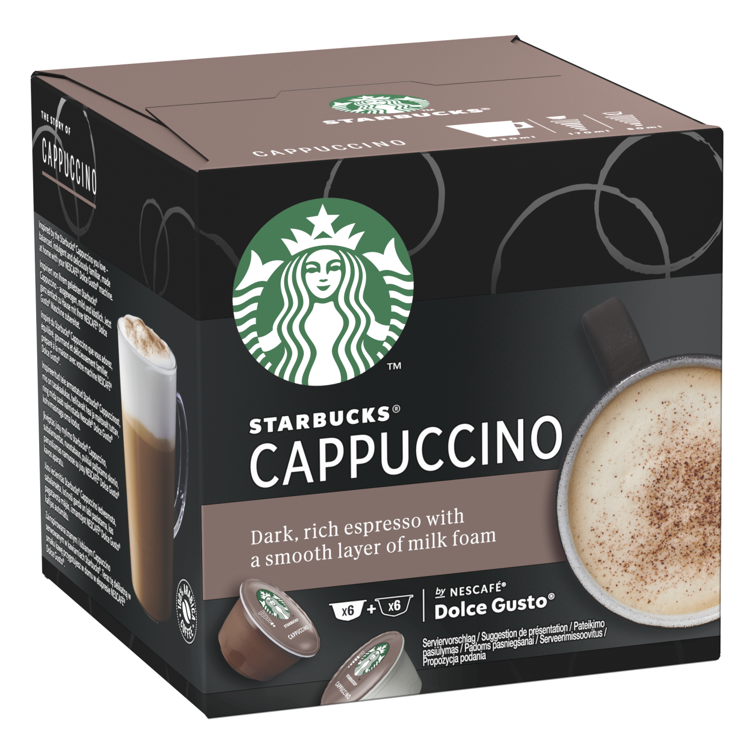 STARBUCKS Kawa kapsułkowa STARBUCKS Cappuccino do Dolce Gusto 6 szt.