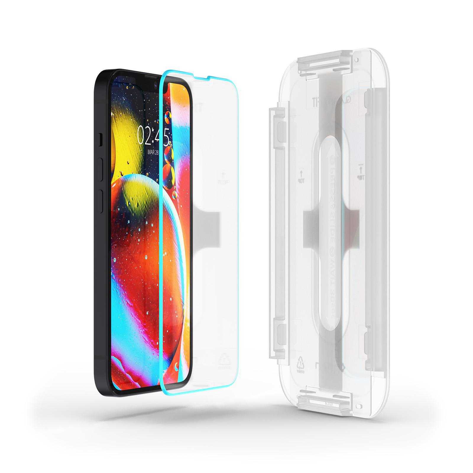 Spigen SZKŁO HARTOWANE SPIGEN GLAS.TR ”EZ FIT” 2-PACK IPHONE 13 PRO