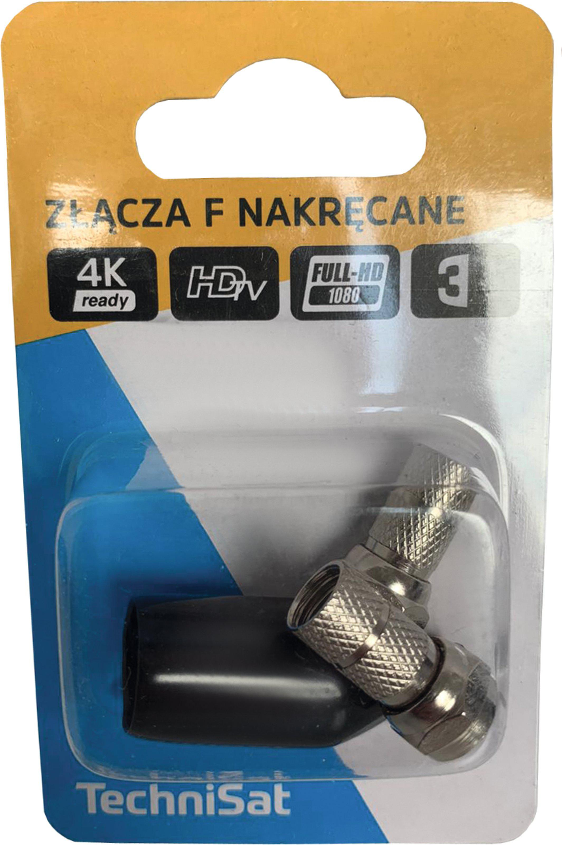 TechniSat ZLACZA F NAKRECANE 2 SZT. + OSLONA