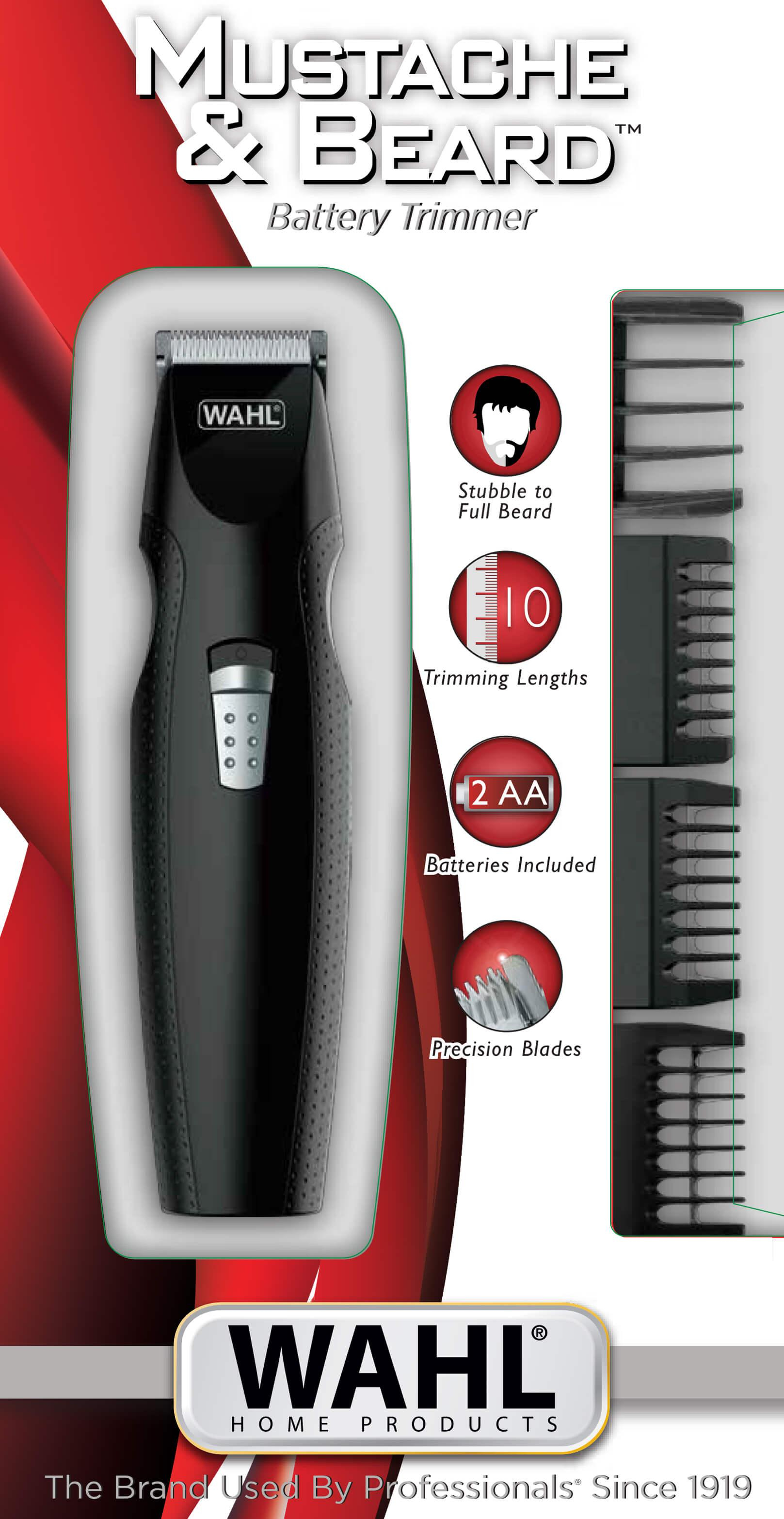 Wahl Trymer do wąsów i brody na baterie
