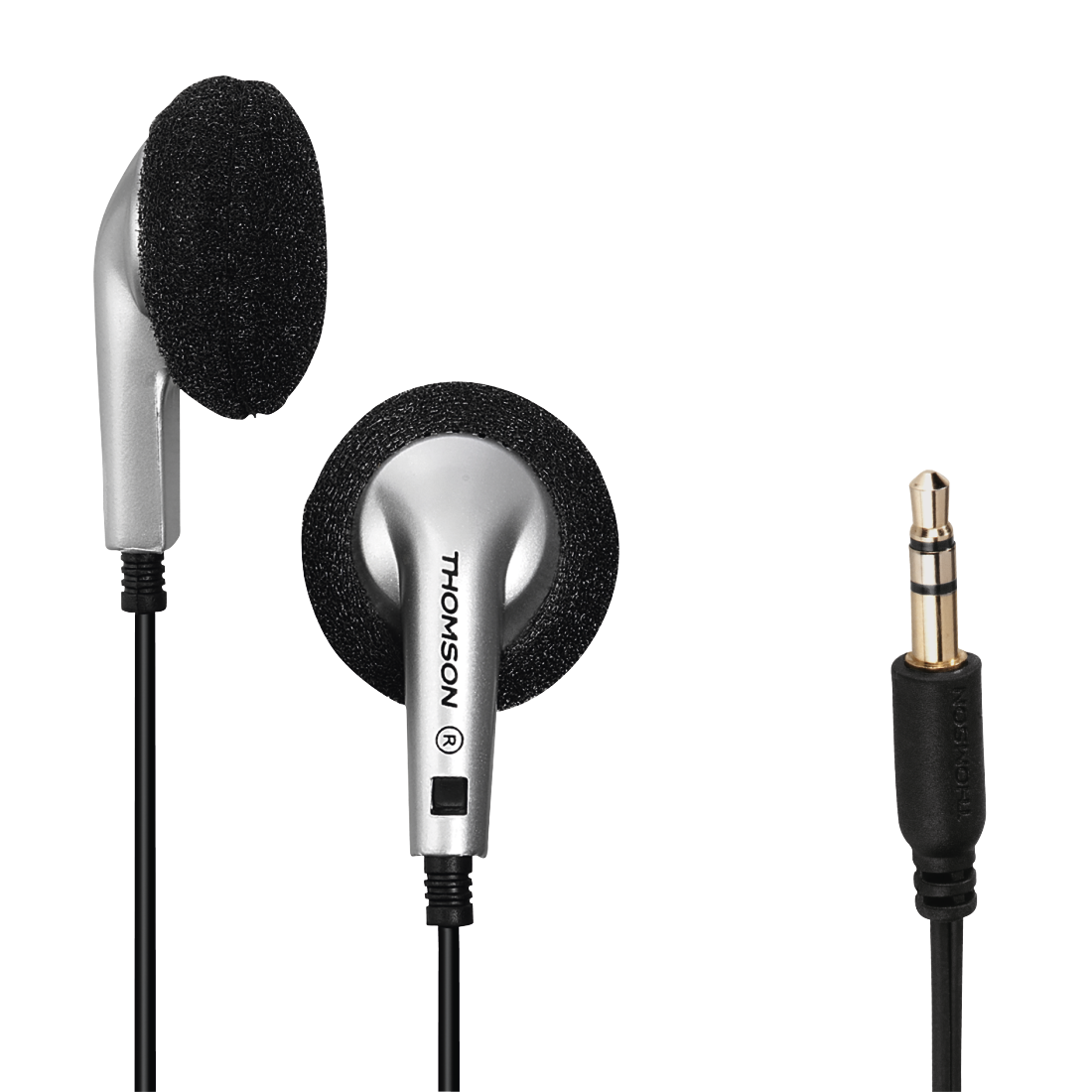 Thomson SŁUCHAWKI DOUSZNE THOMSON EAR1115BK Srebrne
