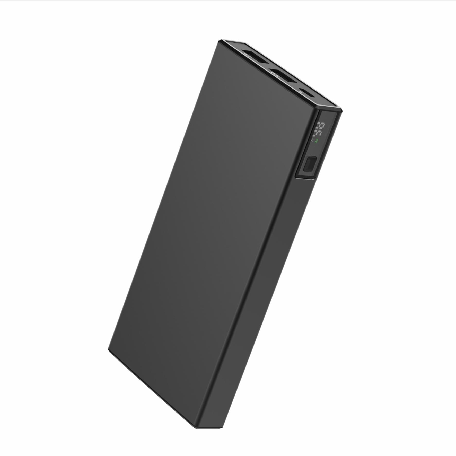 VIGGO DESIGN POWERBANK VIGGO PREMIUM 10.000 mAh PD 18W aluminium Czarny