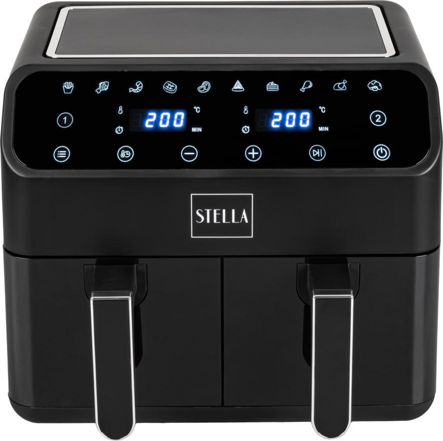 STELLA AIR FRYER STELLA STAF 2000-8D-C dual