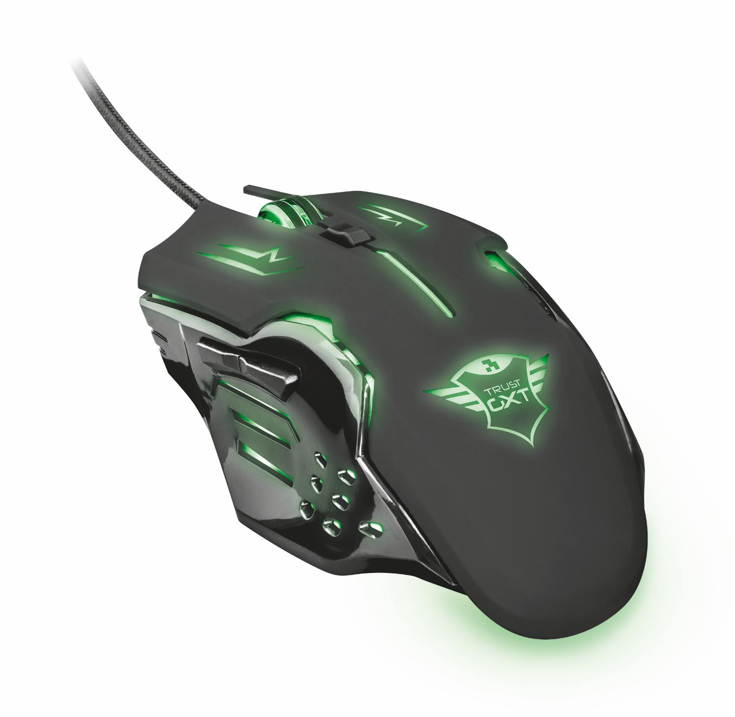 Trust MYSZ GAMINGOWA PRZEWODOWA TRUST GXT 108 Rava Illuminated 220