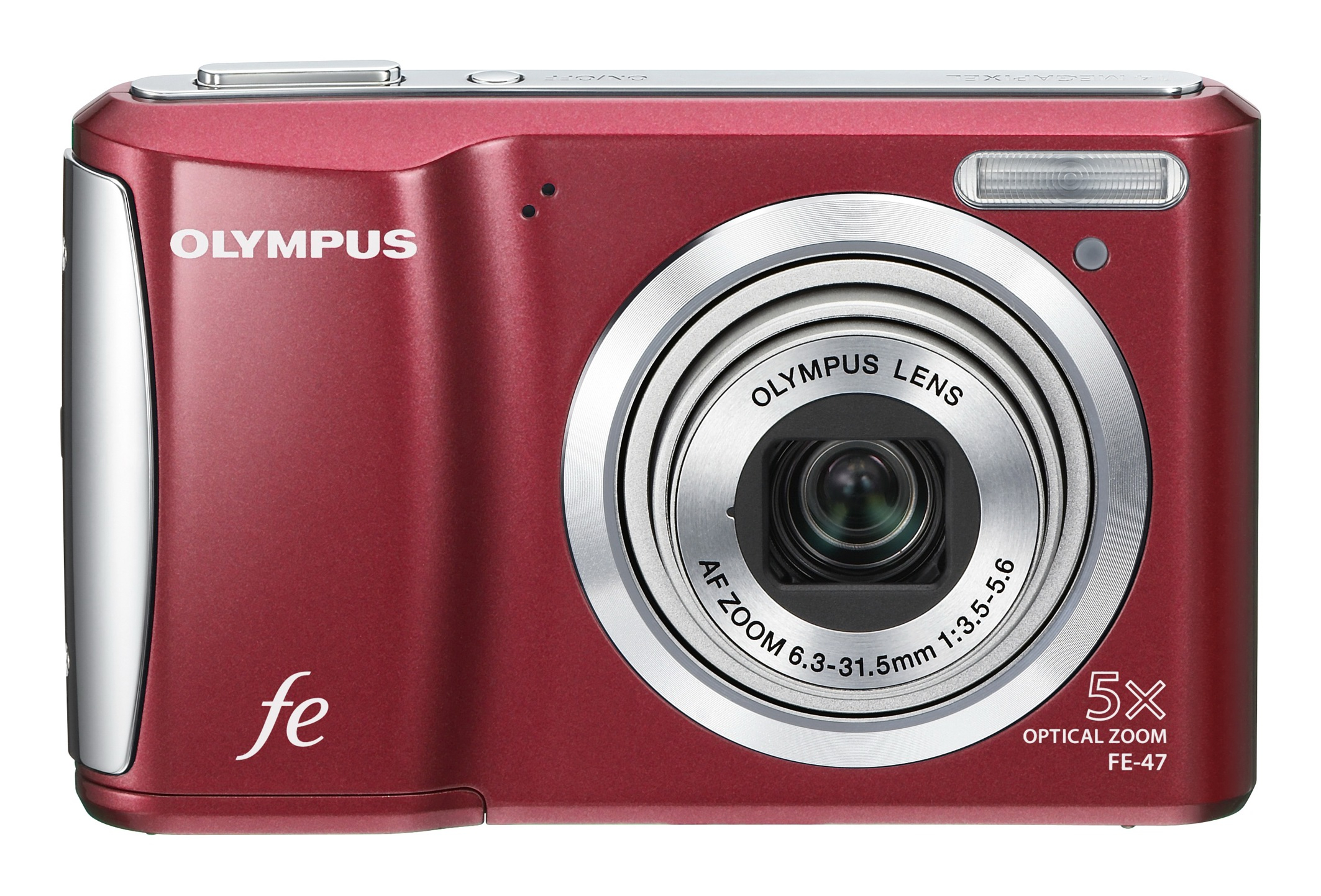 Olympus APARAT FOT OLYMPUS FE-47 R nowośćkolor czerwony 14 Mpix, 5x