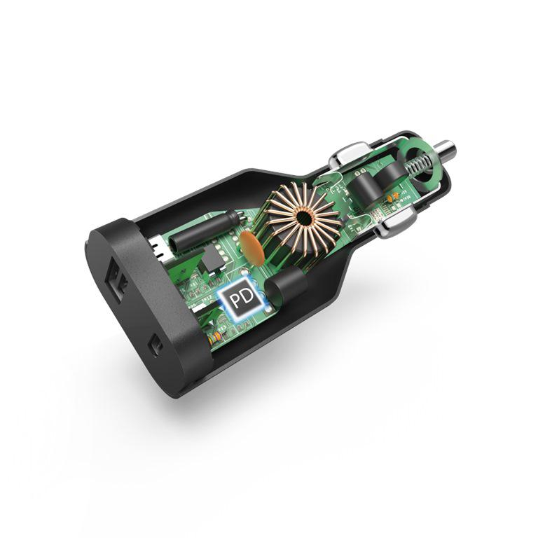 Hama ZASILACZ SAMOCHODOWY DO NOTEBOOKA USB-C, 5-20V/70W #
