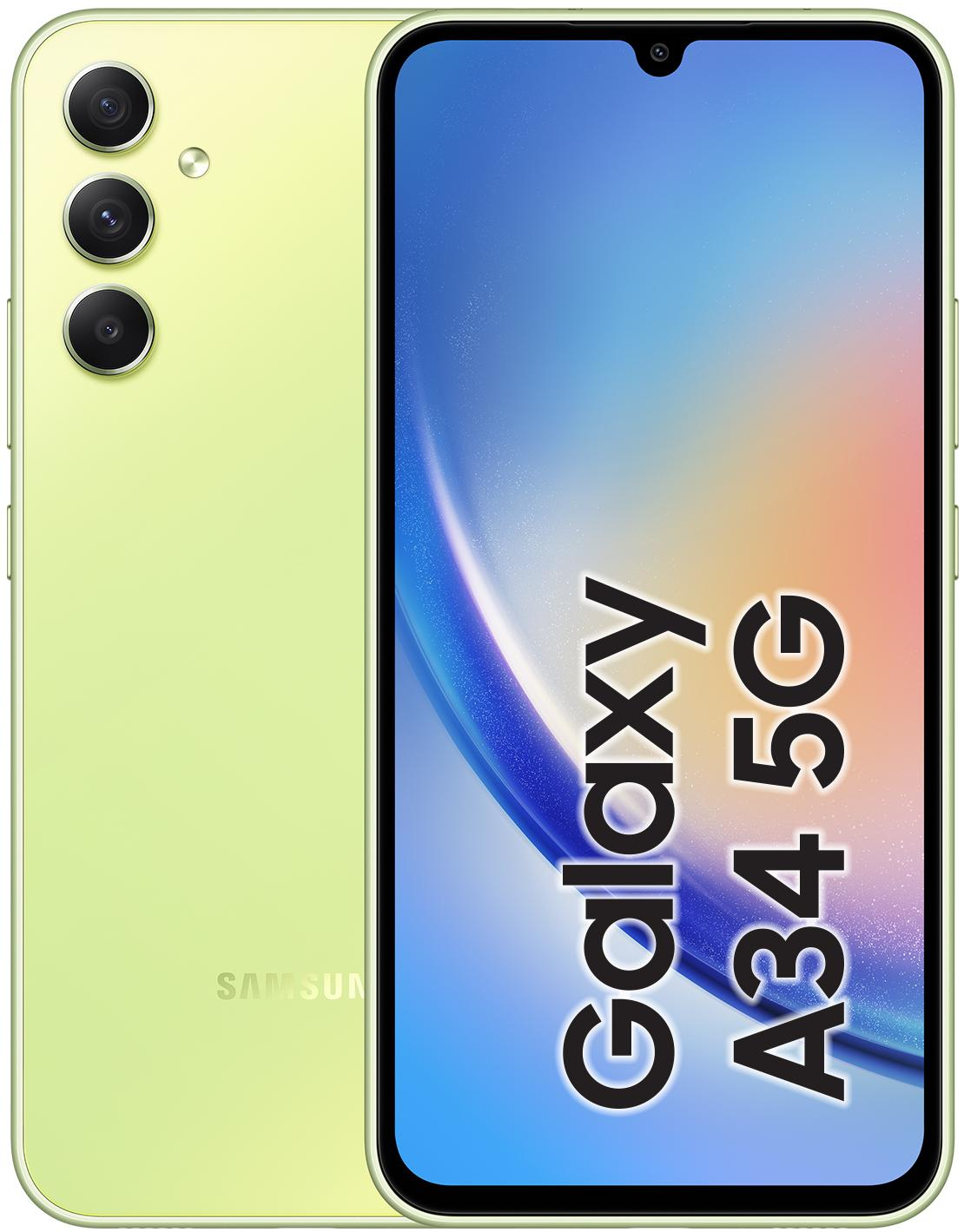 Samsung SMARTFON SAMSUNG Galaxy A34 5G 6/128GB Zielony (A346B)