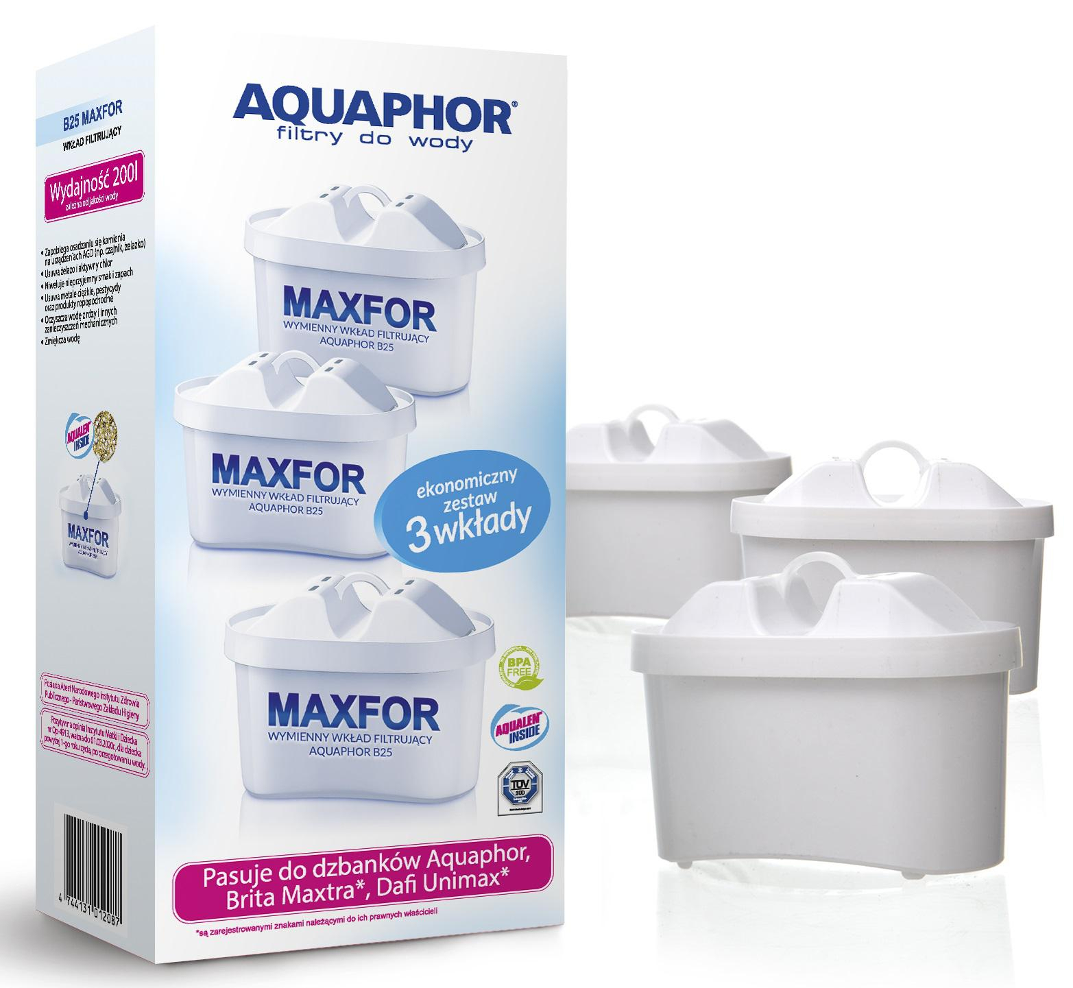 AQUAPHOR Wkład Aquaphor B100-25 Maxfor (3 szt.)