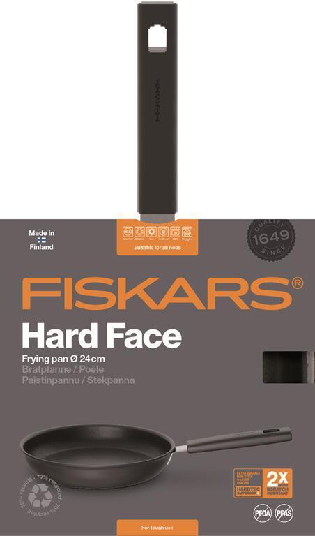 Fiskars Patelnia 24 cm HARD FACE (1052222)