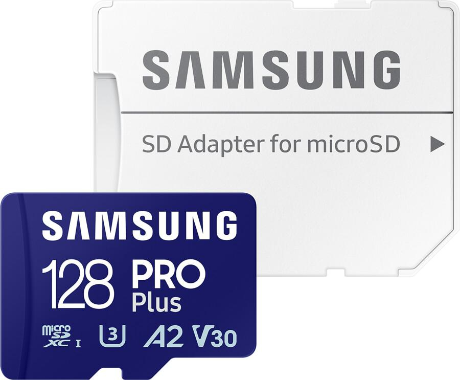 Samsung PRO Plus microSD 128GB z adapterem 180MB/s