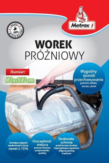METROX  Worek próżniowy 80 x 100 cm