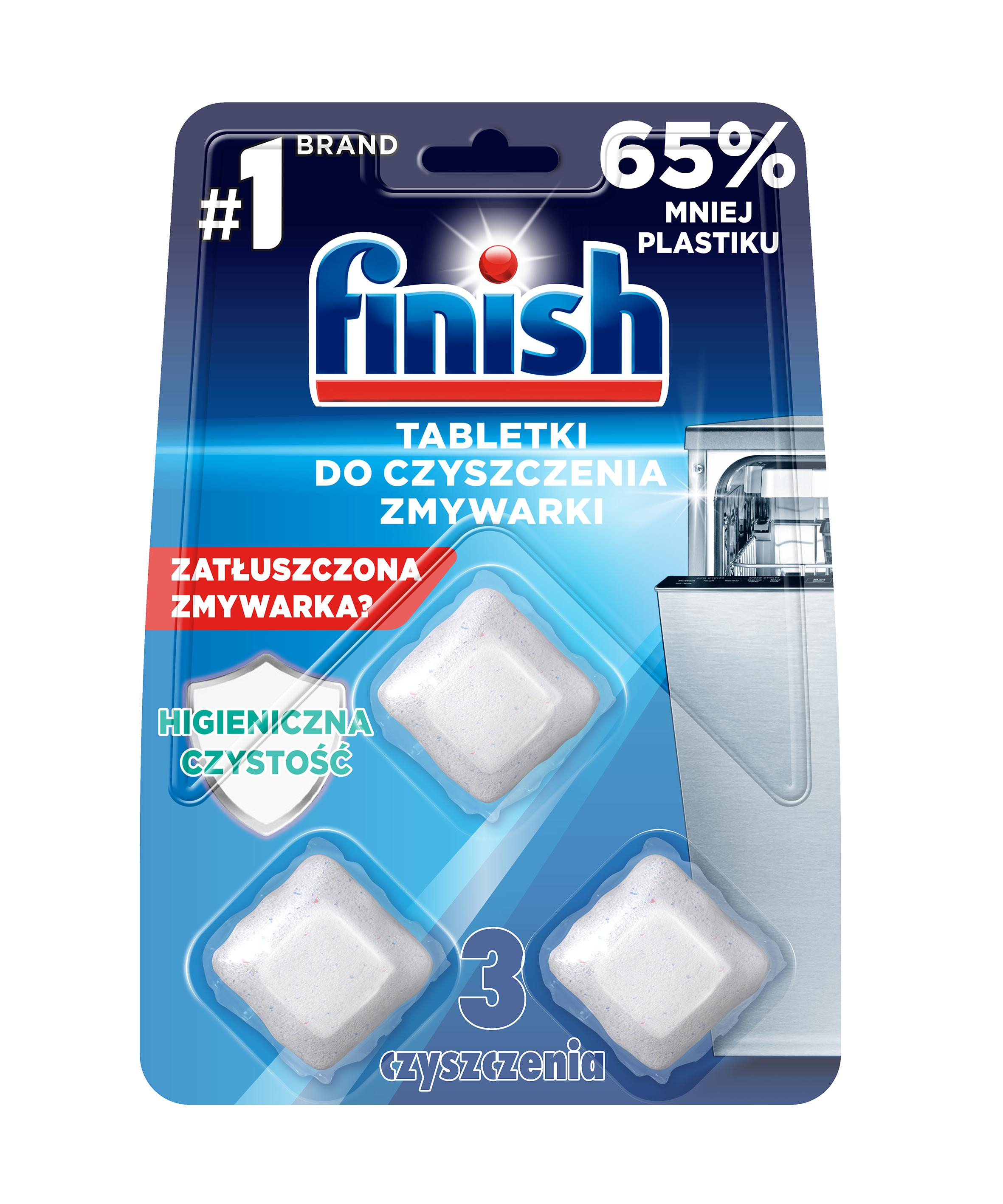 Finish Tabletki do czyszczenia zmywarki, 3 szt.