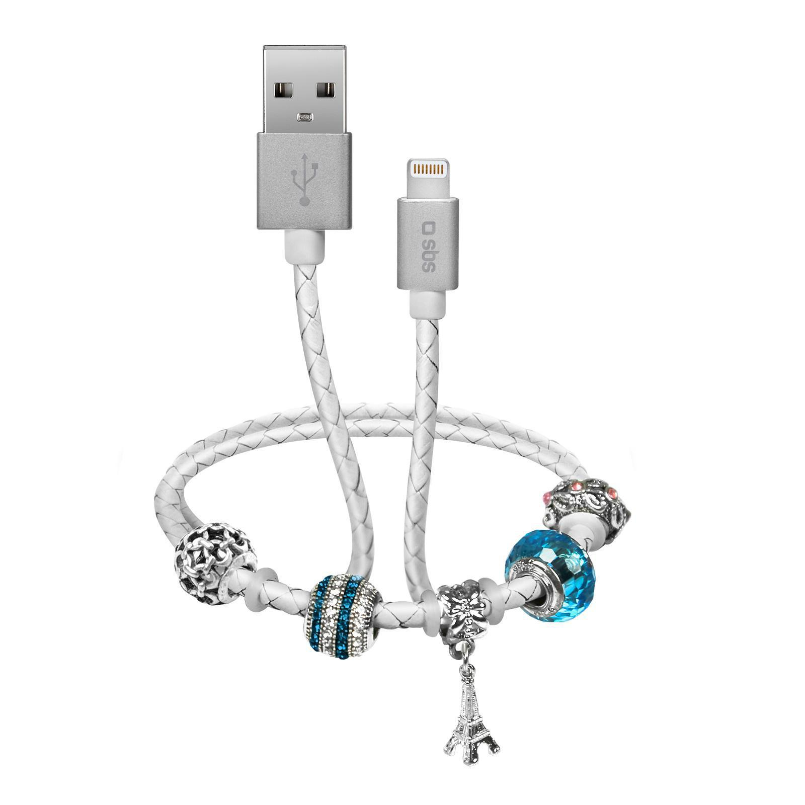 SBS Kabel USB-Lightning SBS CHARMS a'la bransoletka #
