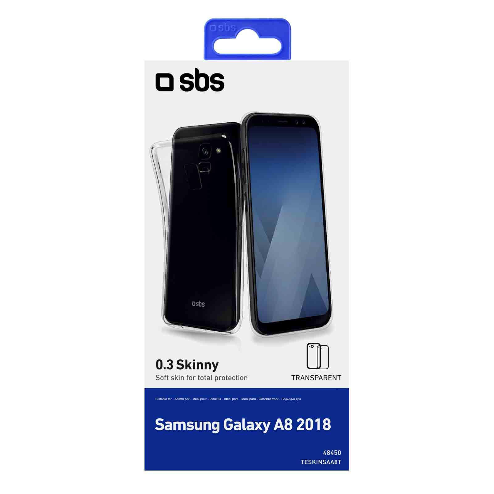 SBS Etui Skinny do Samsung Galaxy A8 2018 przezroczyste