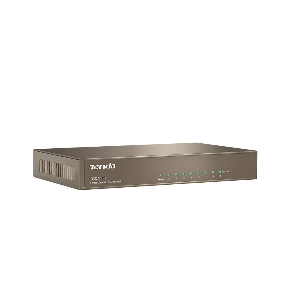 Tenda TEG1008D 8-portowy RJ45 10/100/1000 Mb/s