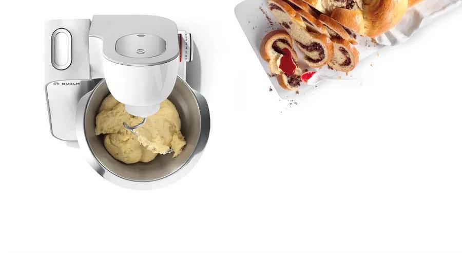 Bosch Robot kuchenny MUM58258 Serie 4 Biało-srebrny