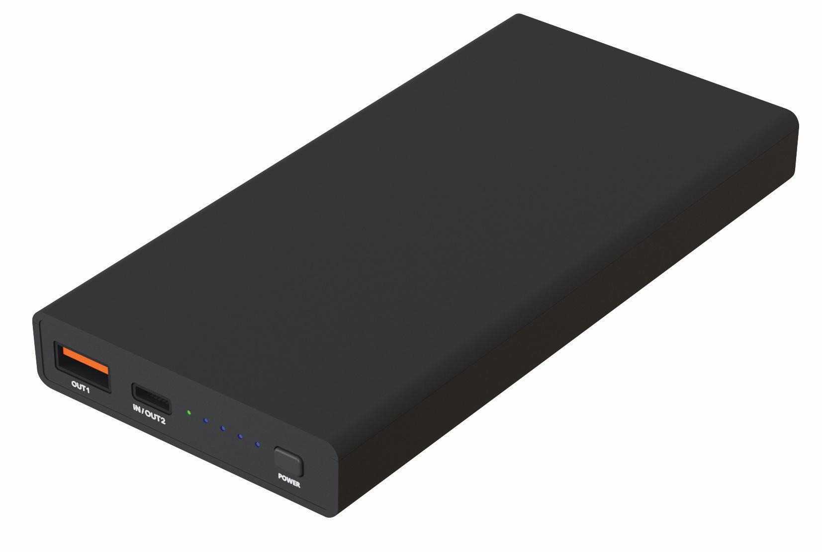 VIGGO DESIGN POWERBANK VIGGO 10.000 mAh PD 18W Czarny