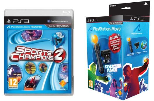Sony Move Starter Pack + Sports Champions 2 PS3